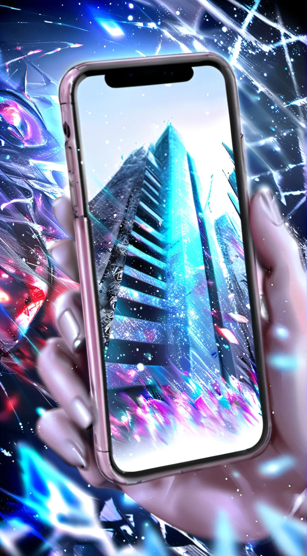 ai character: your phone background