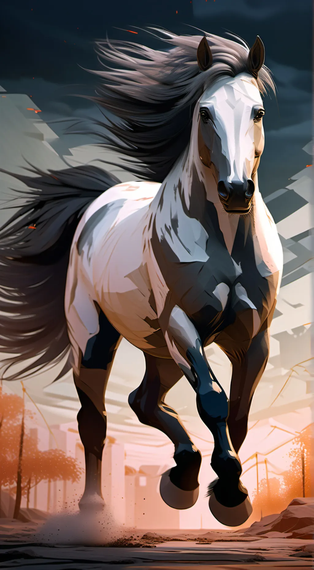 ai character: Rock background