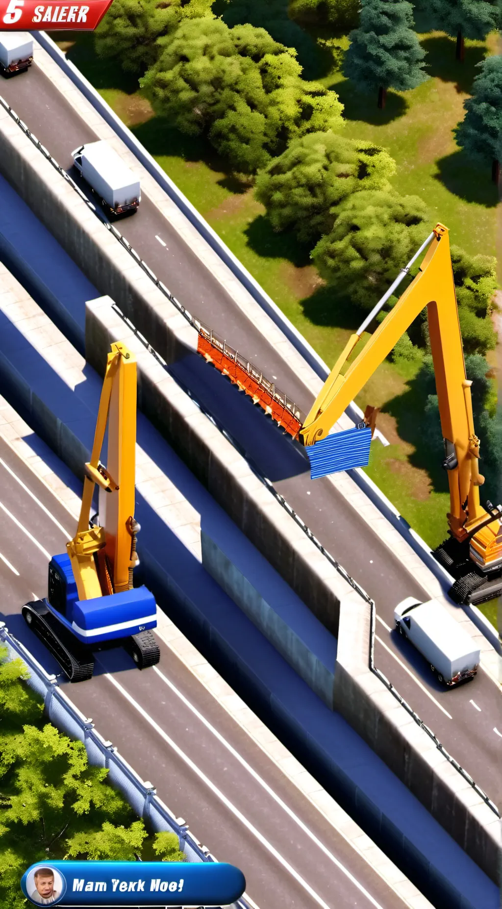 ai character: interstate 85  background