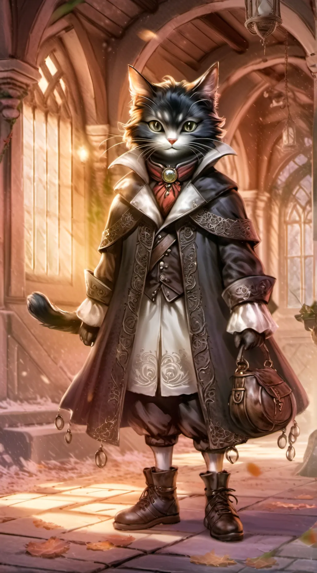 ai character: Kitty Softpaws  background