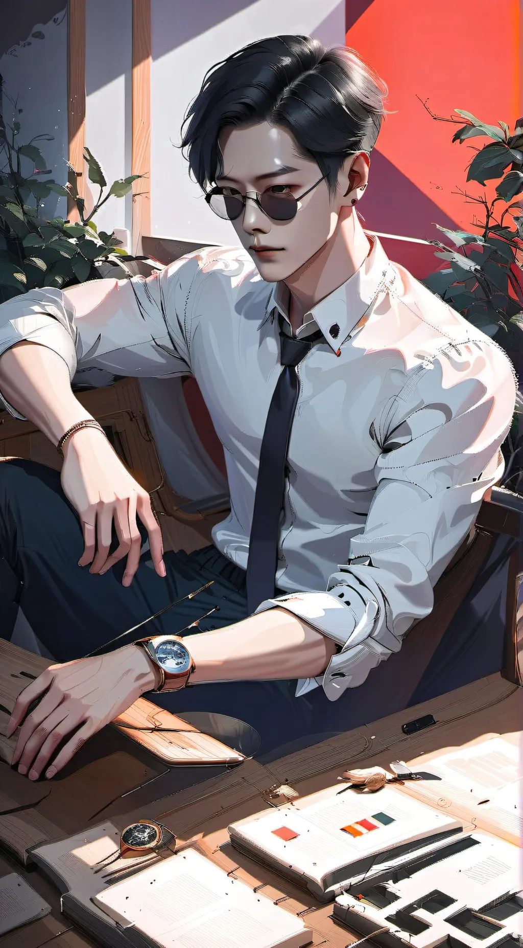 ai character: Callum Suarez  background