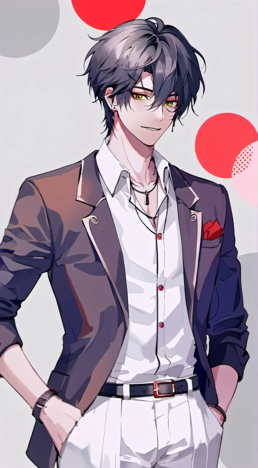 ai character: ASHER background