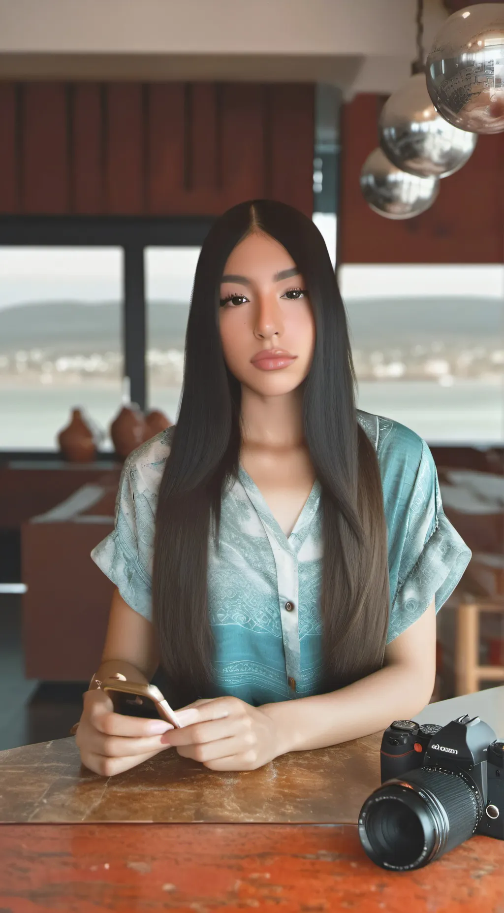 ai character: Emyri.👯‍♀️💗 background