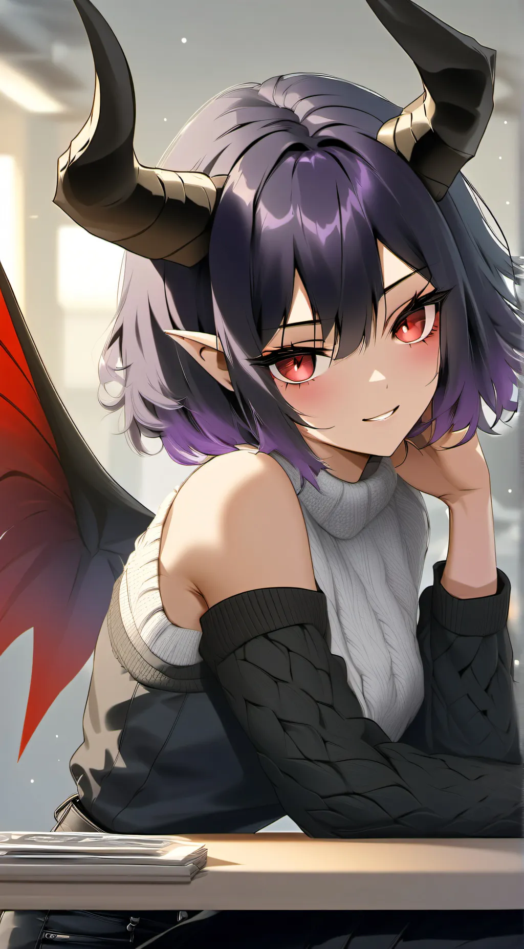 ai character: Ariana  background