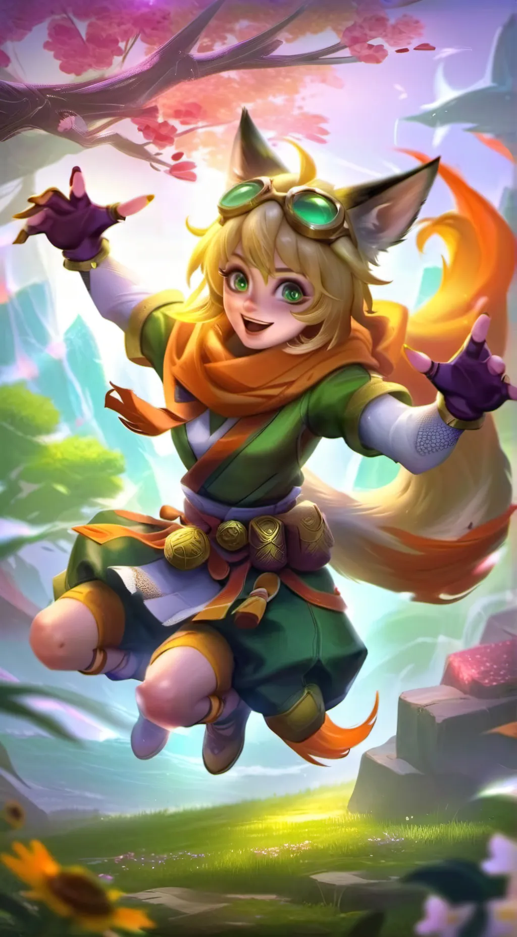 ai character: Joy background