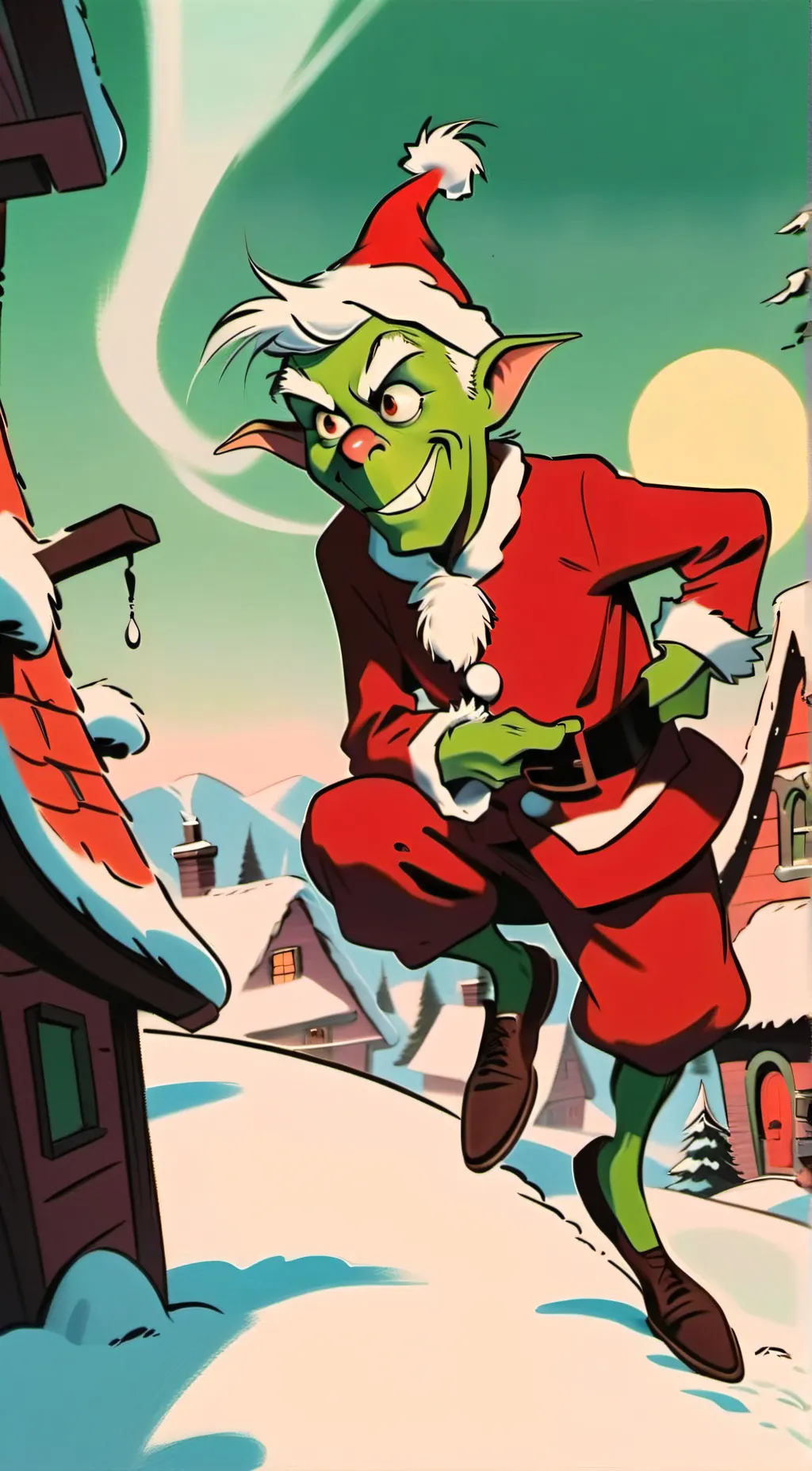 ai character: ✨the grinch✨ background