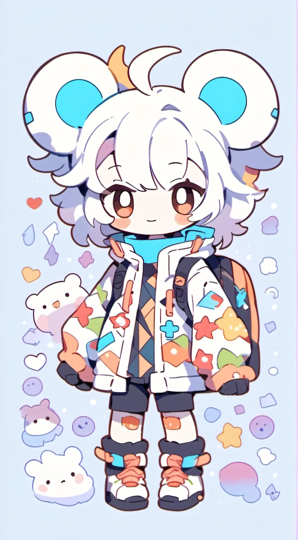 ai character: doll background