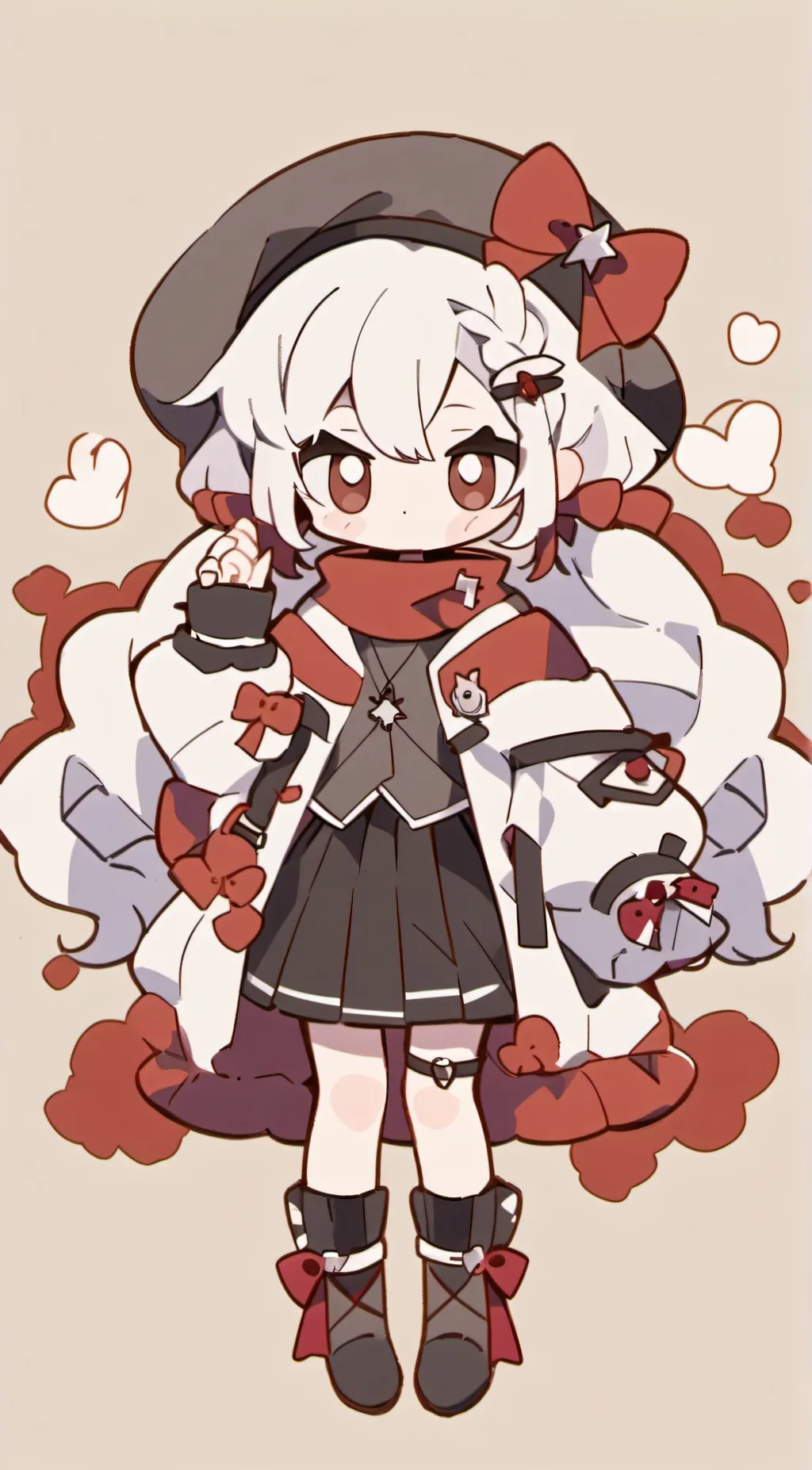 ai character: vampire Hunter sky background