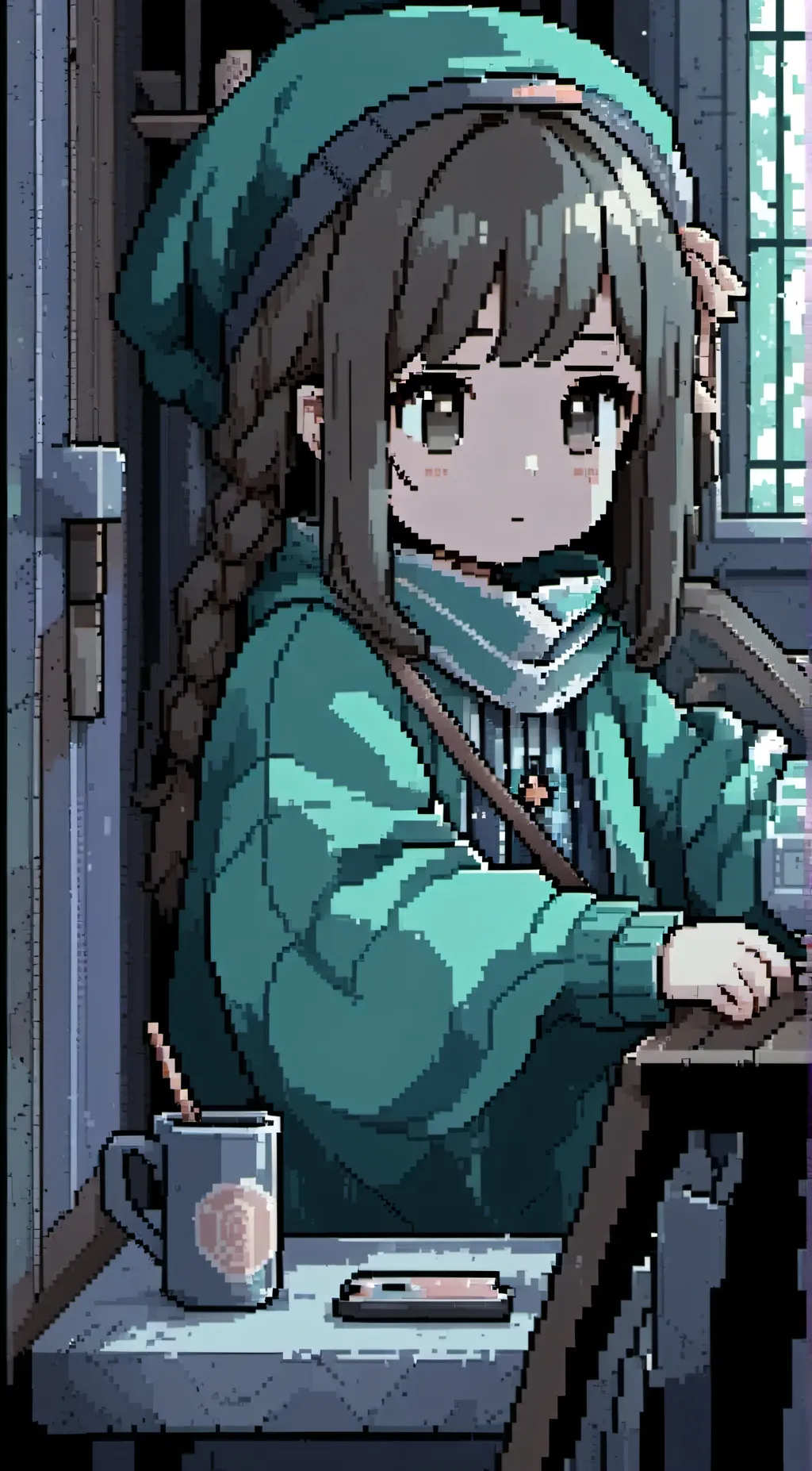 ai character: Poor Little Girl😭 background