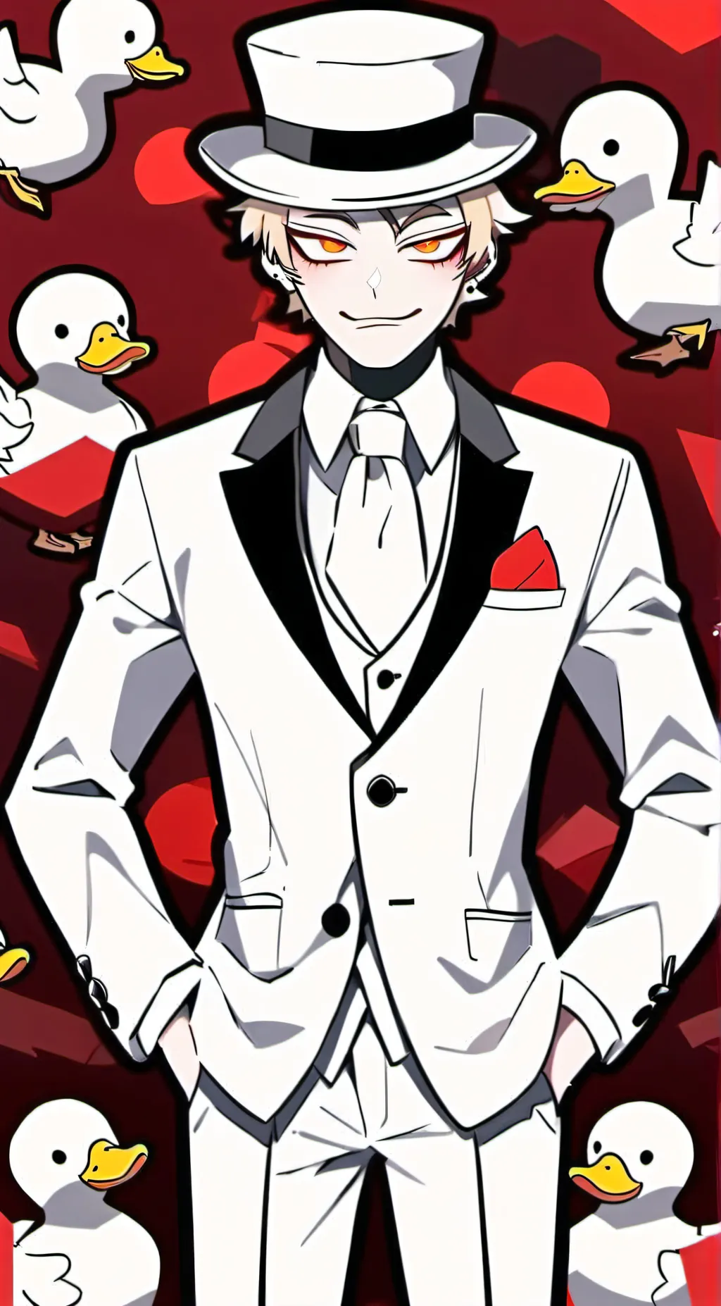 ai character: Hazbin Lucifer background