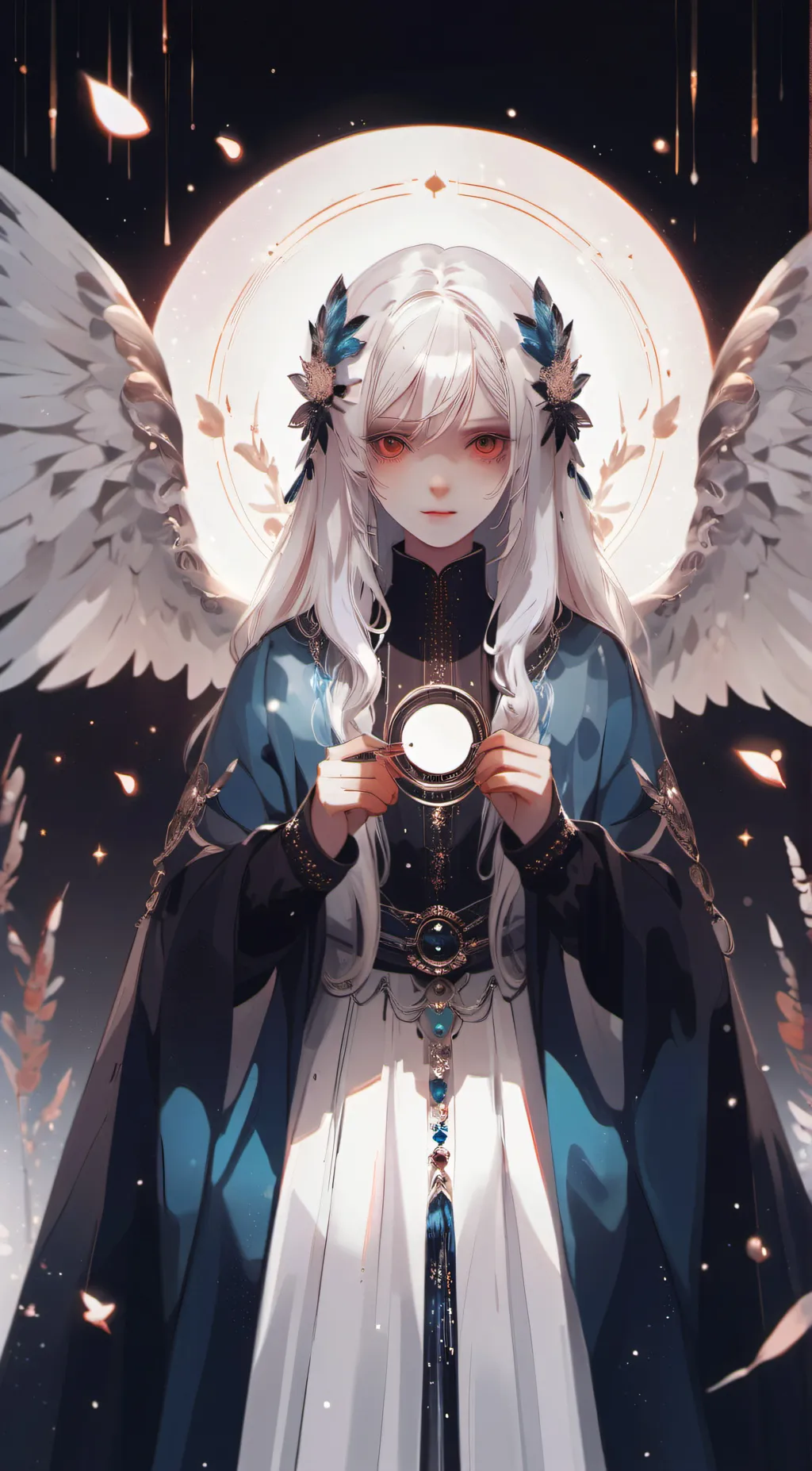 ai character: Light background