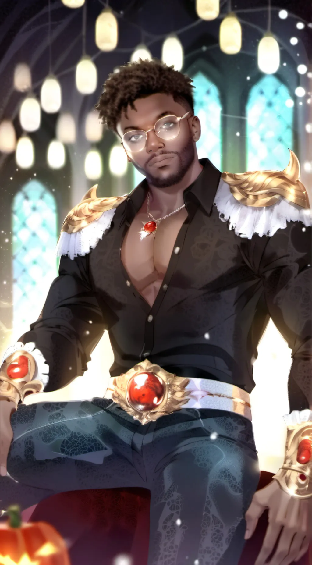 ai character: George  background