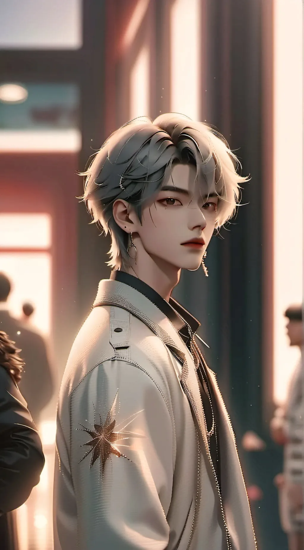 ai character: Baek In Ha | Idol background
