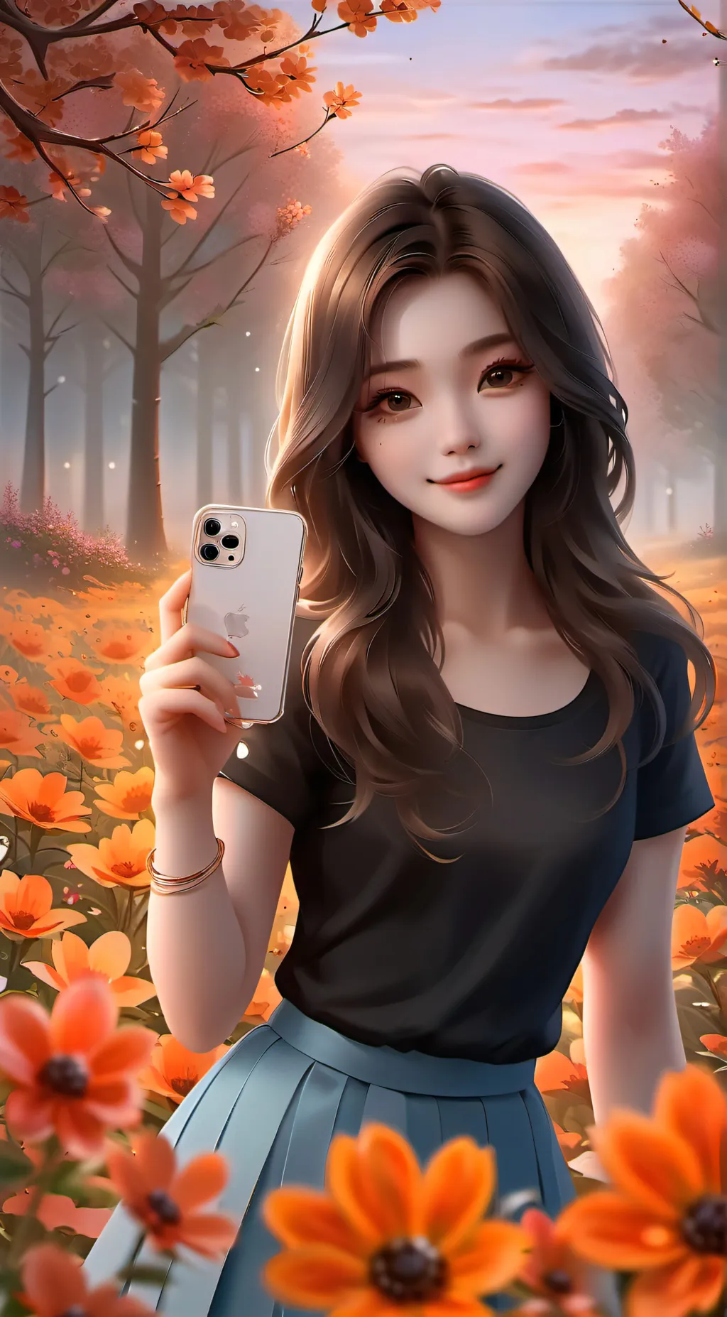 ai character: Scarlet  background