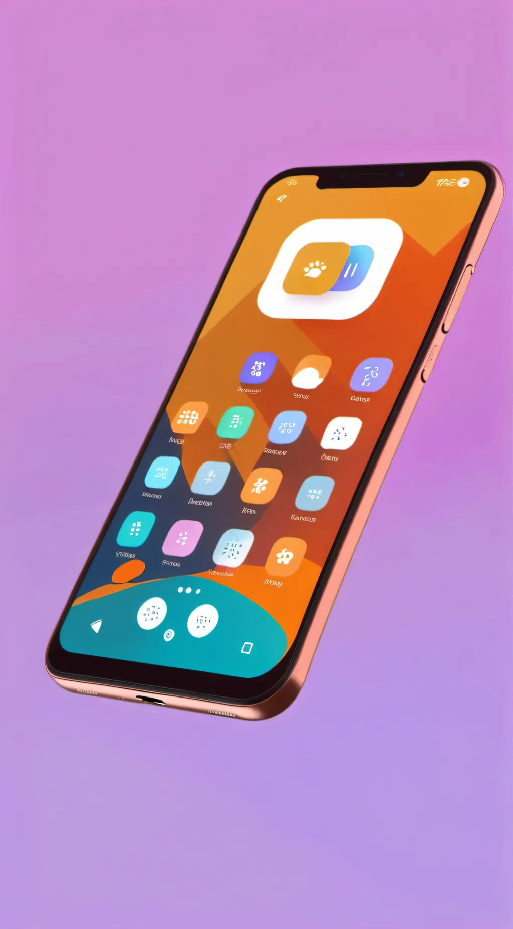 ai character: Android phone background