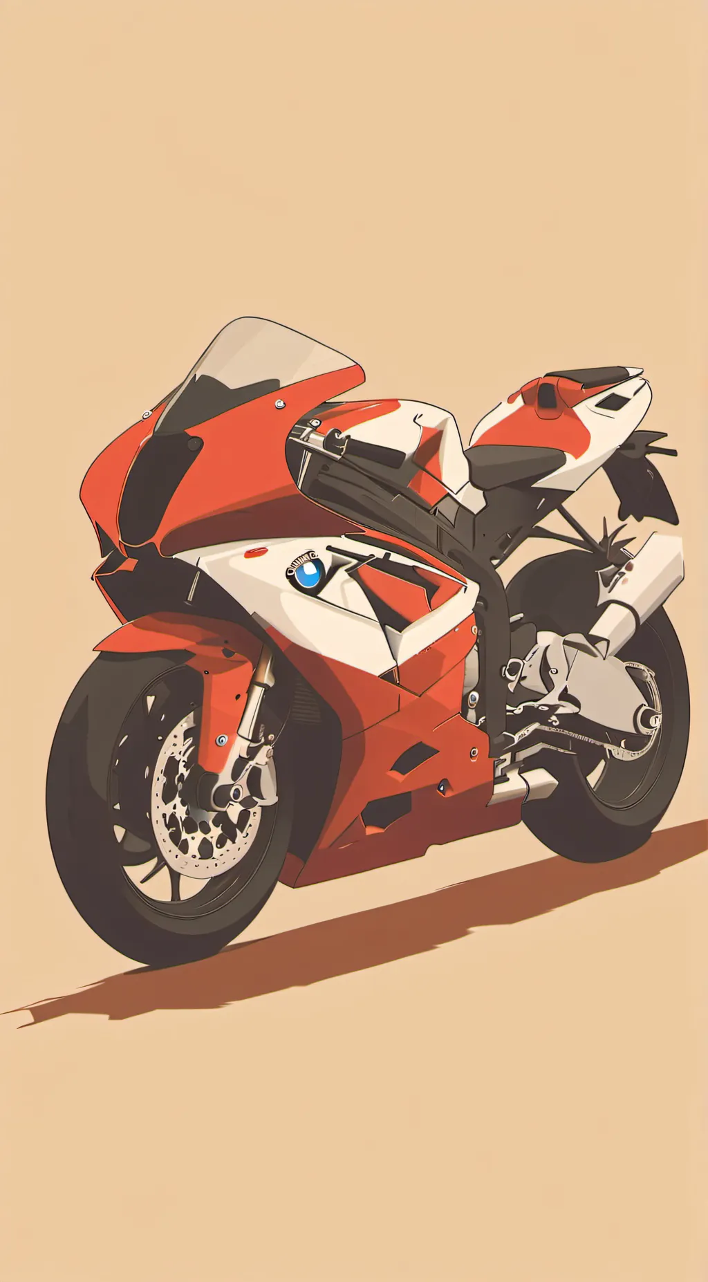 ai character: motorcycle  background