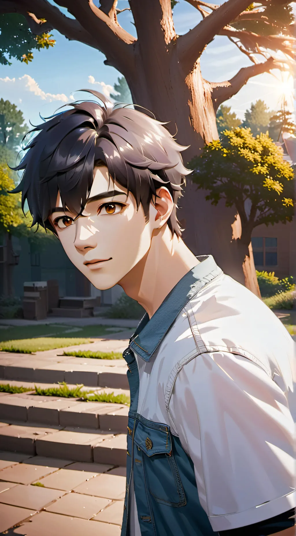 ai character: Andrew  background