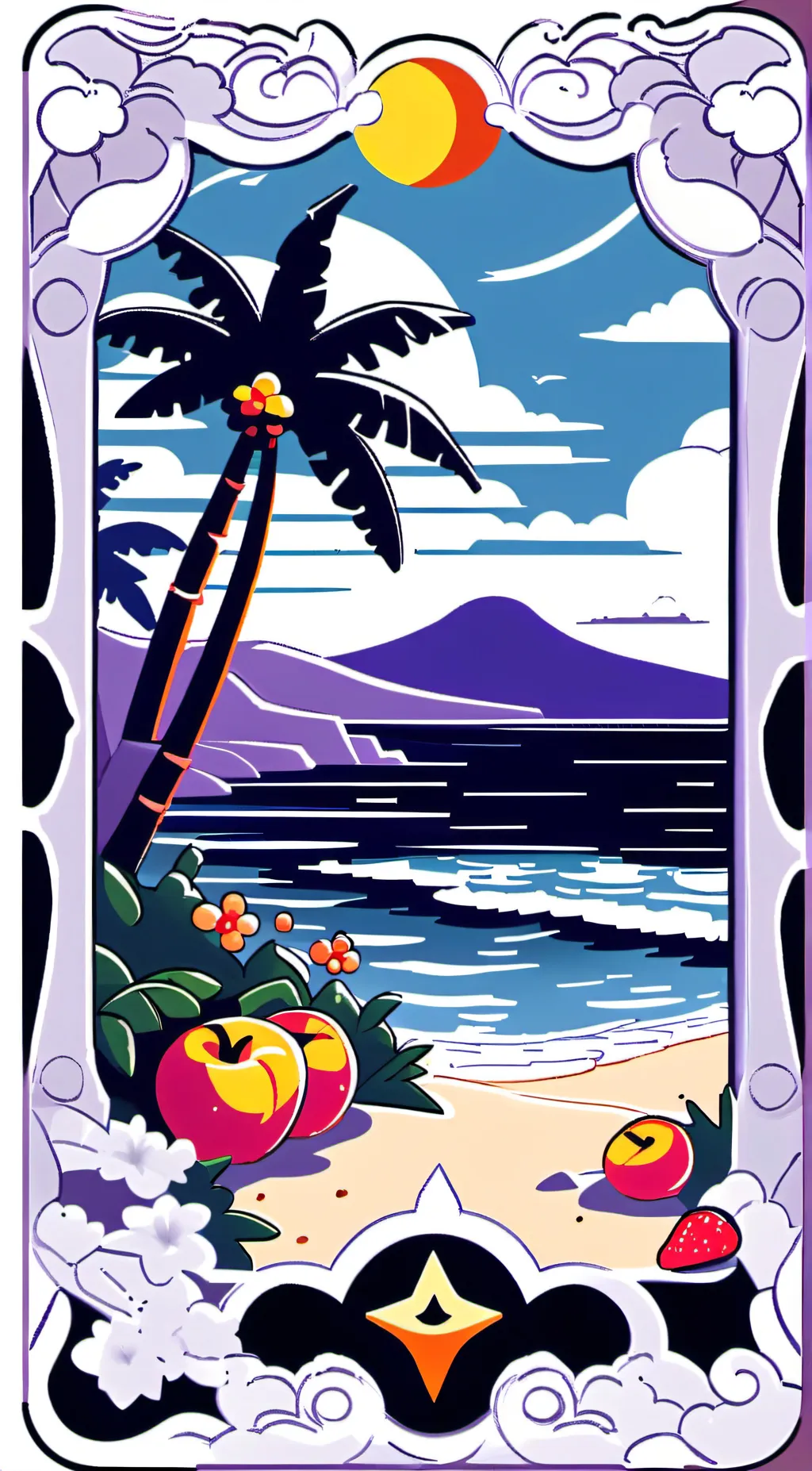 ai character: island background