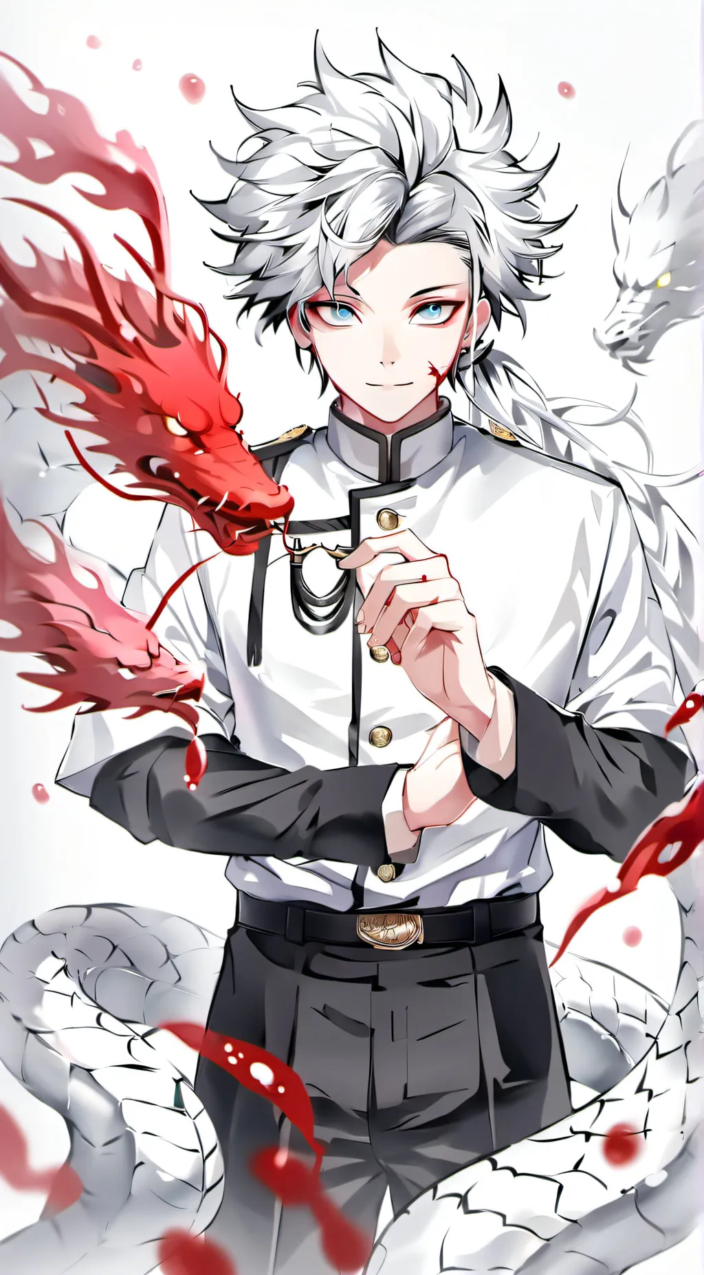 ai character: new hashira  background