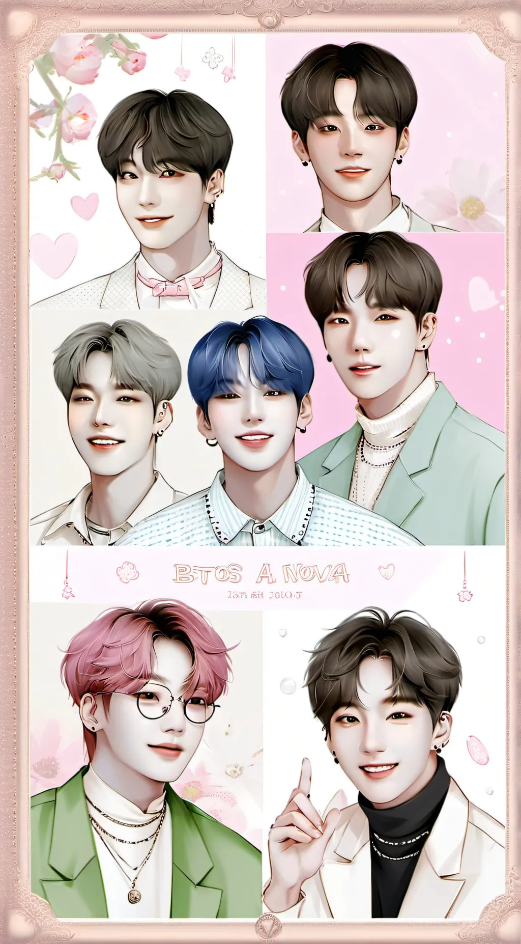 ai character: BTS background