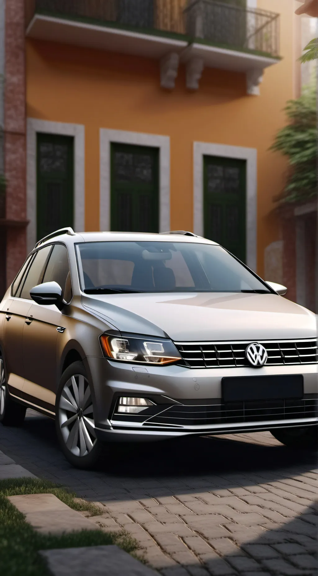 ai character: Volkswagen vento  background