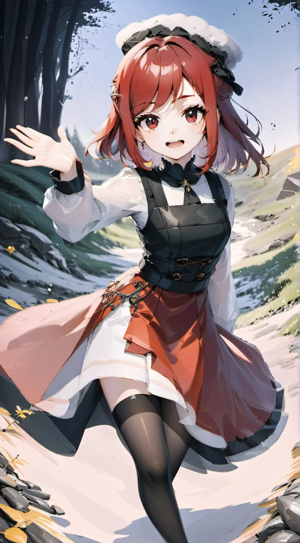 ai character: Flaky background