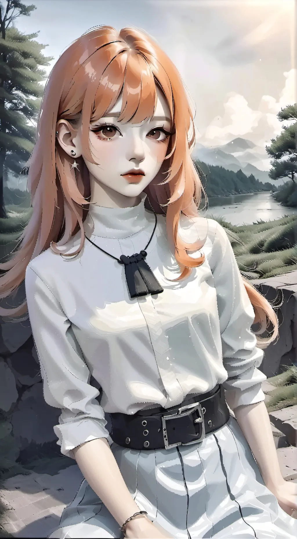 ai character: Flora background