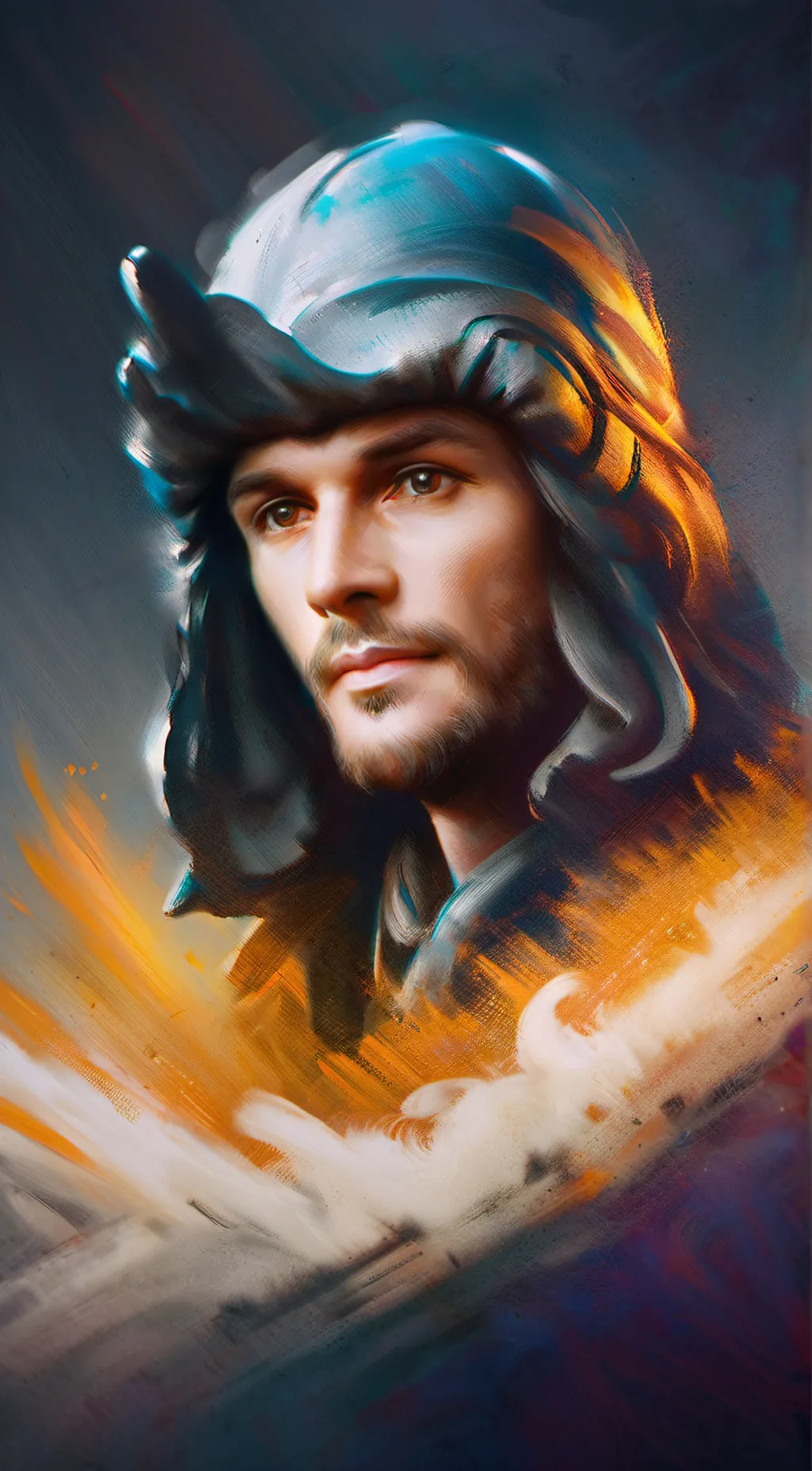 ai character: kickin chicken sus background