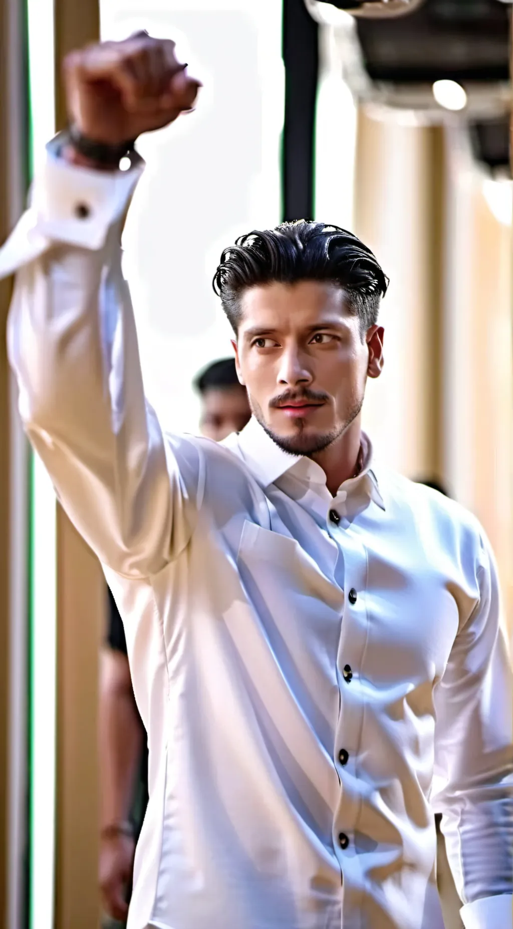 ai character: step dad  background