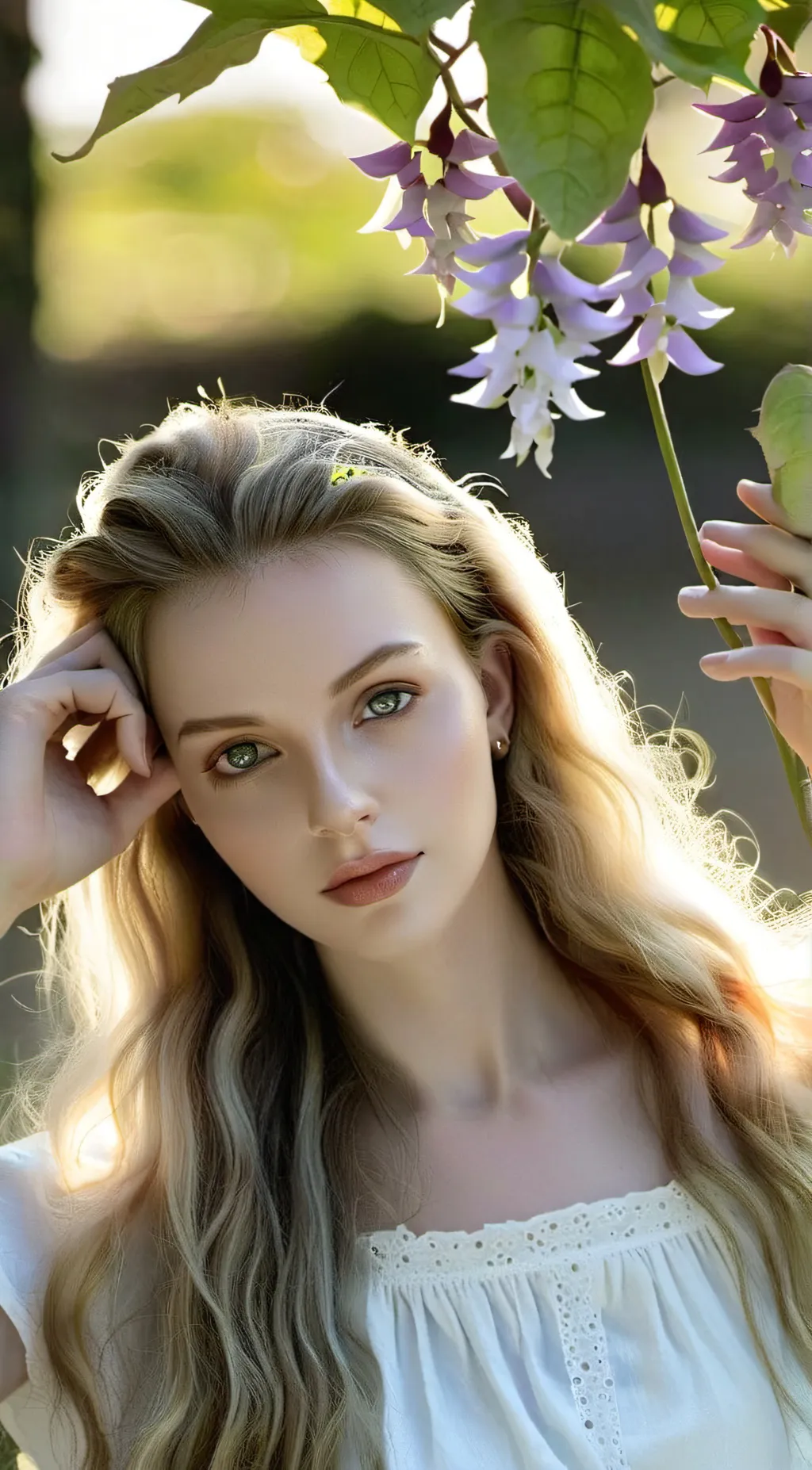 ai character: Lena Del Rey what? background