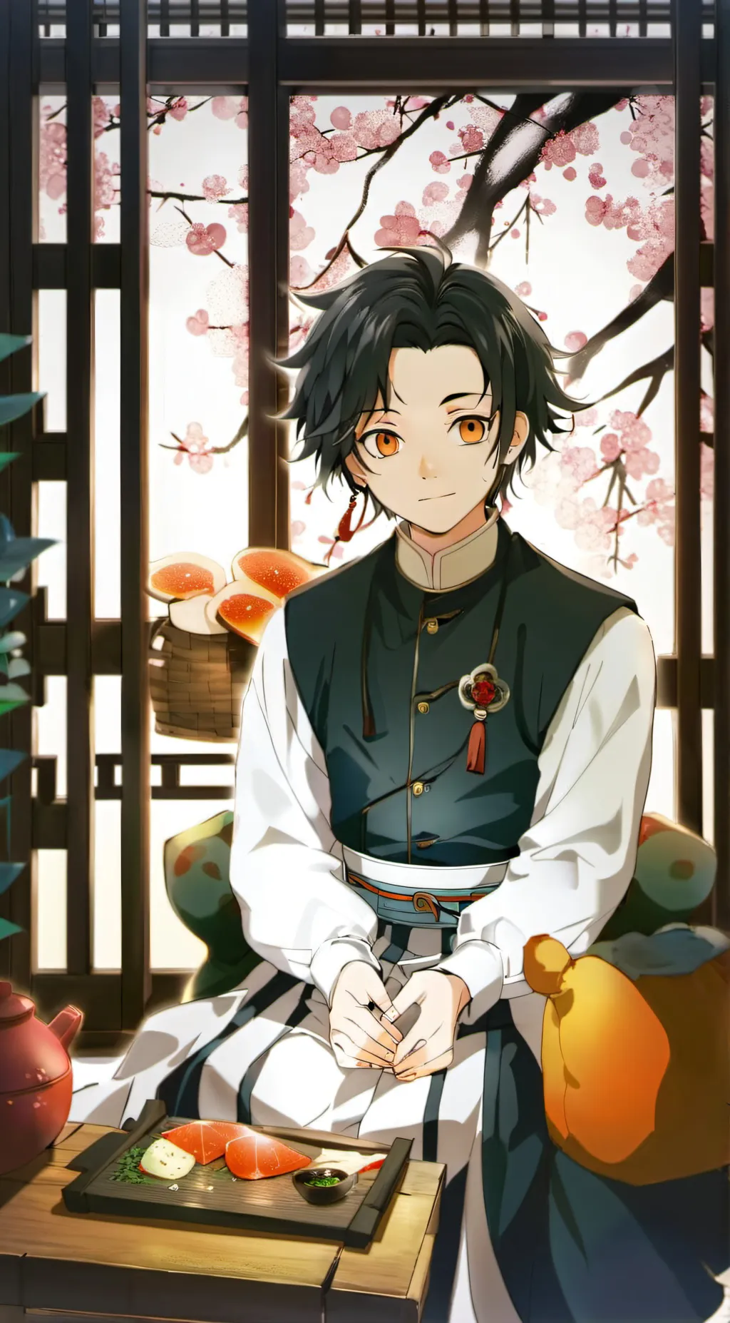 ai character: Giyuu background