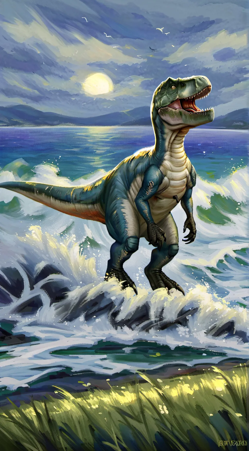 ai character: Orange Mama background