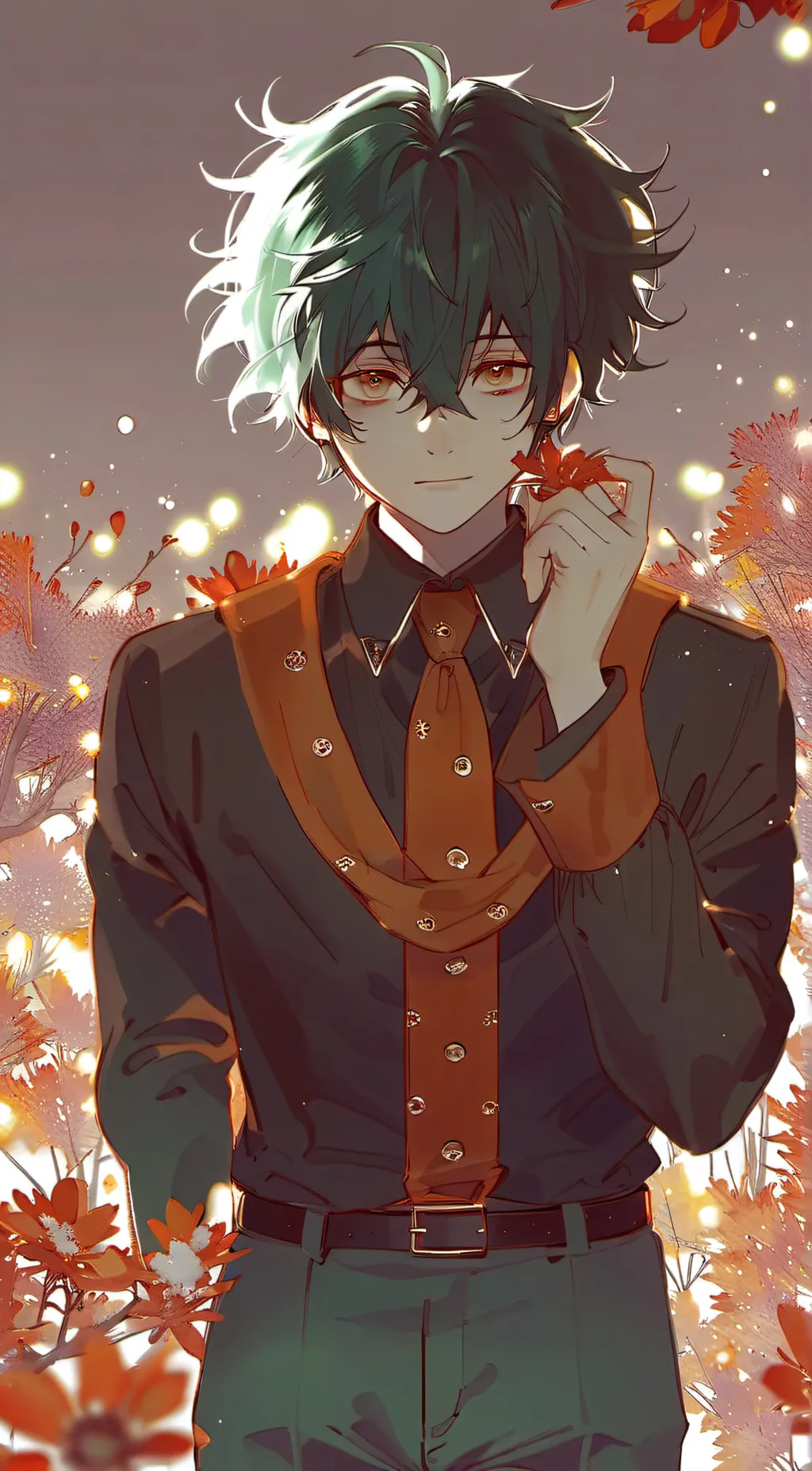 ai character: Deku background