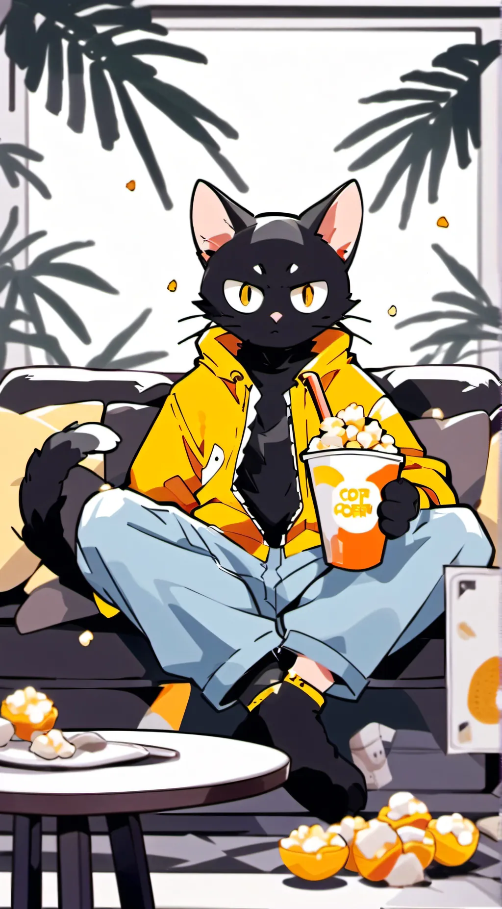 ai character: Kitty background