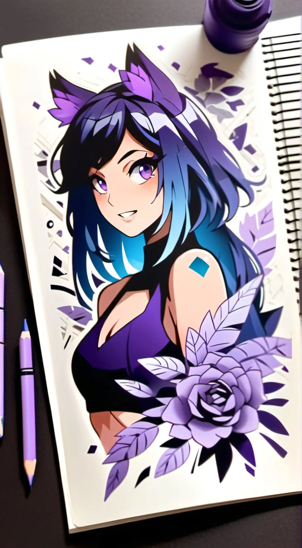 ai character: Aphmau background