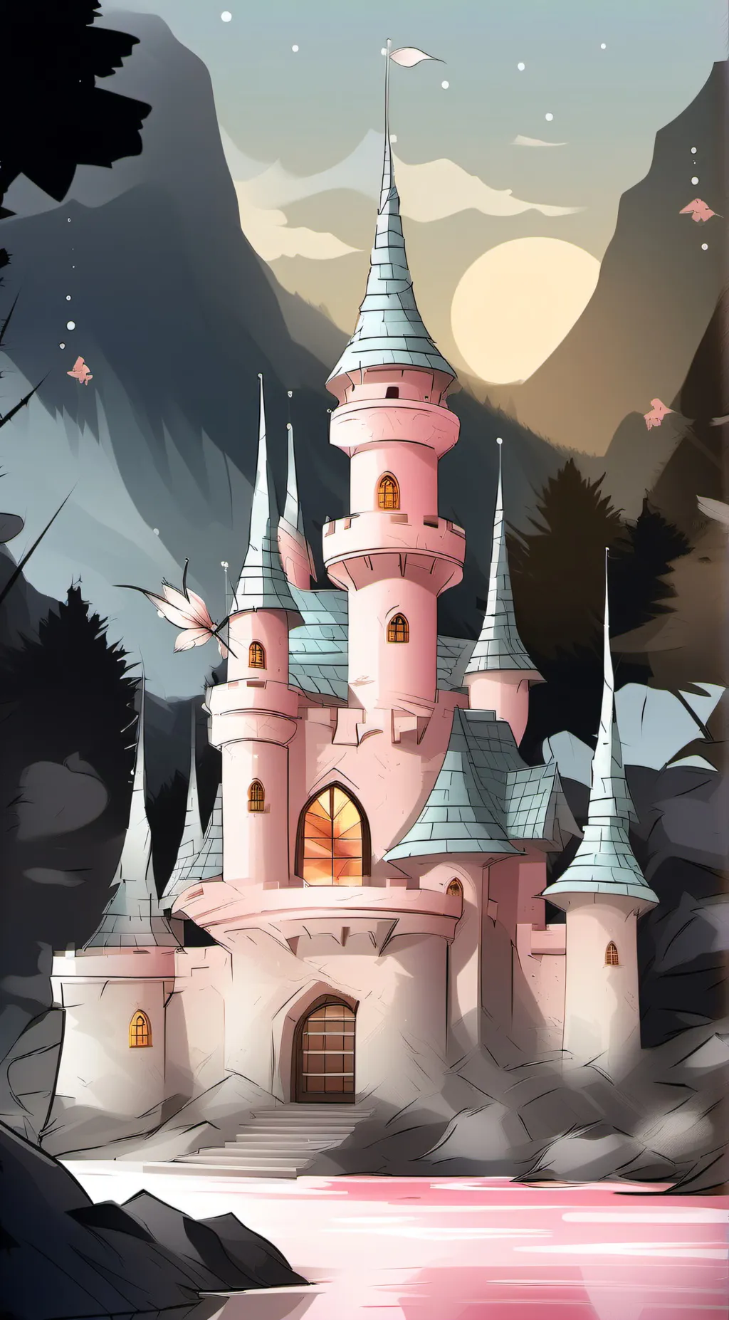 ai character: Royal high background