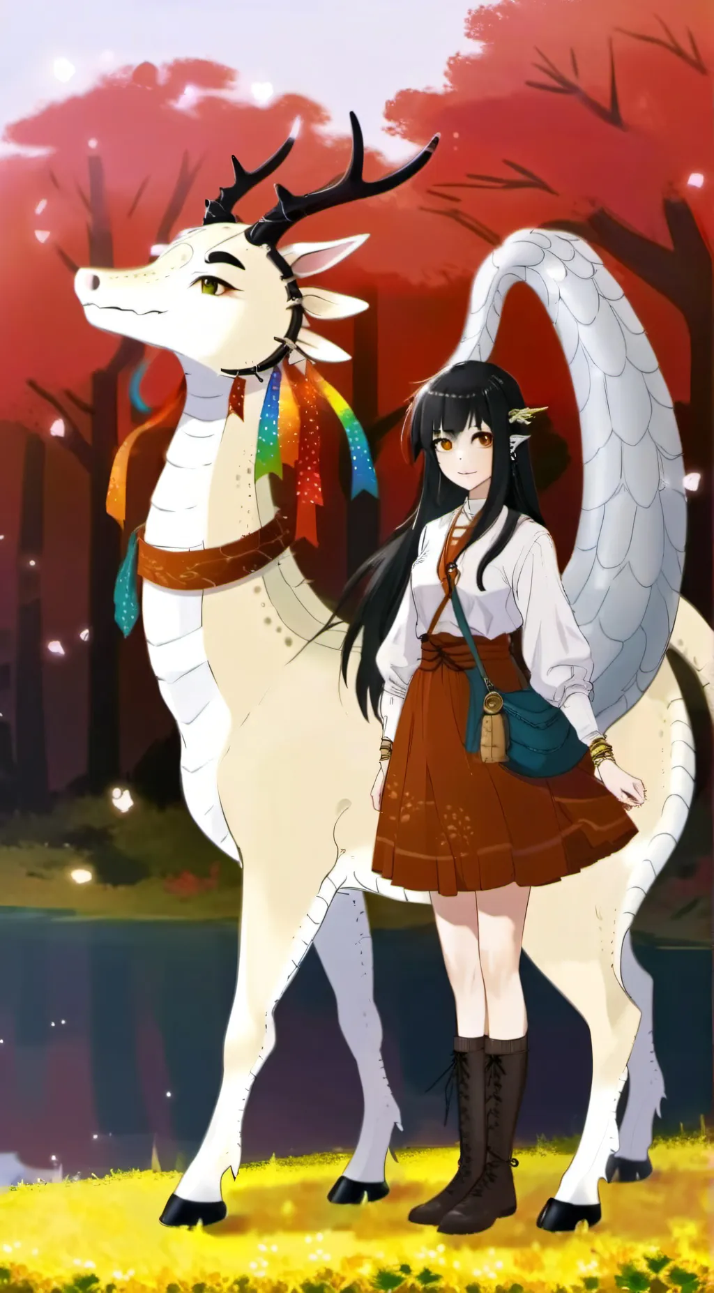 ai character: XADIAAA background