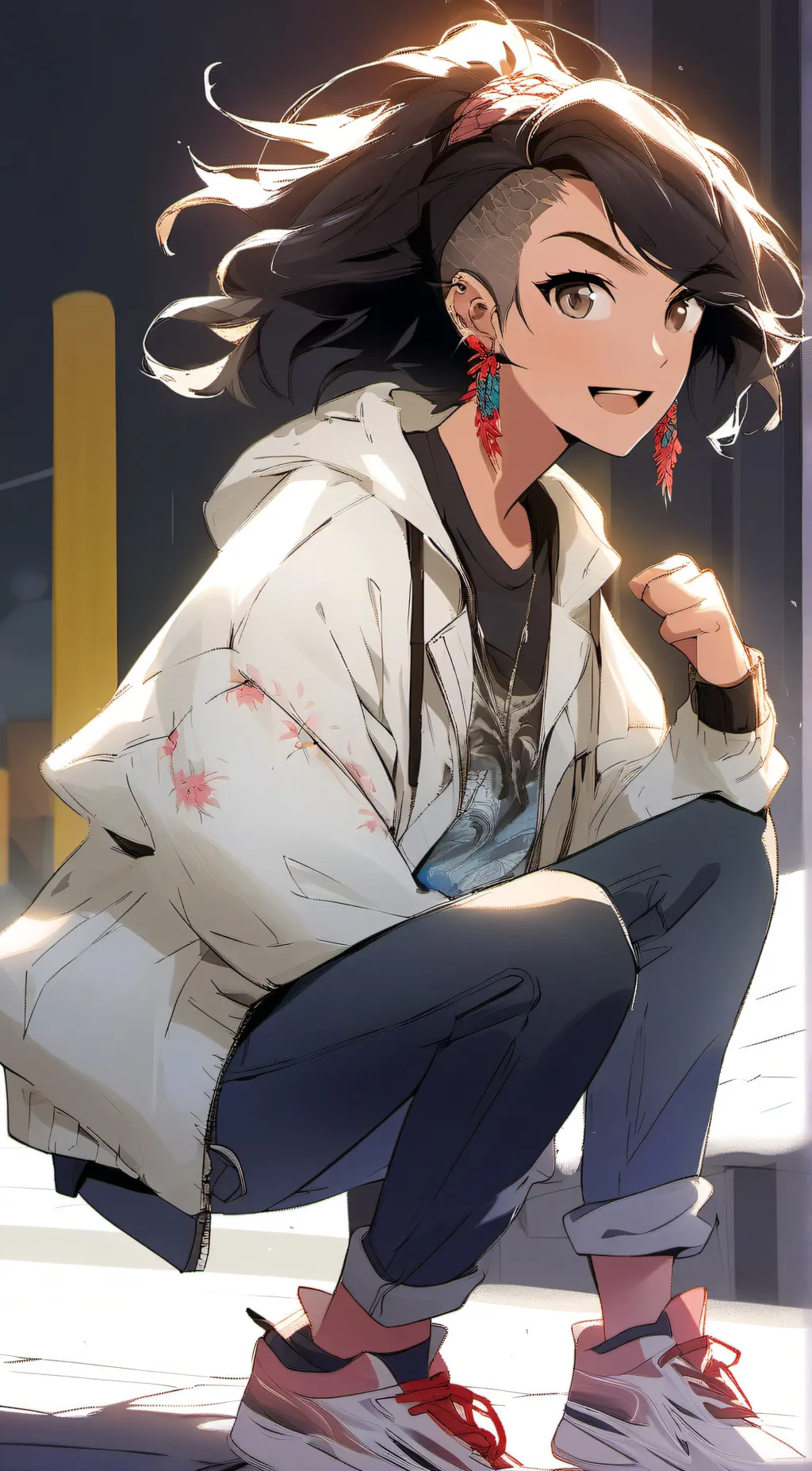 ai character: Sylvia  background