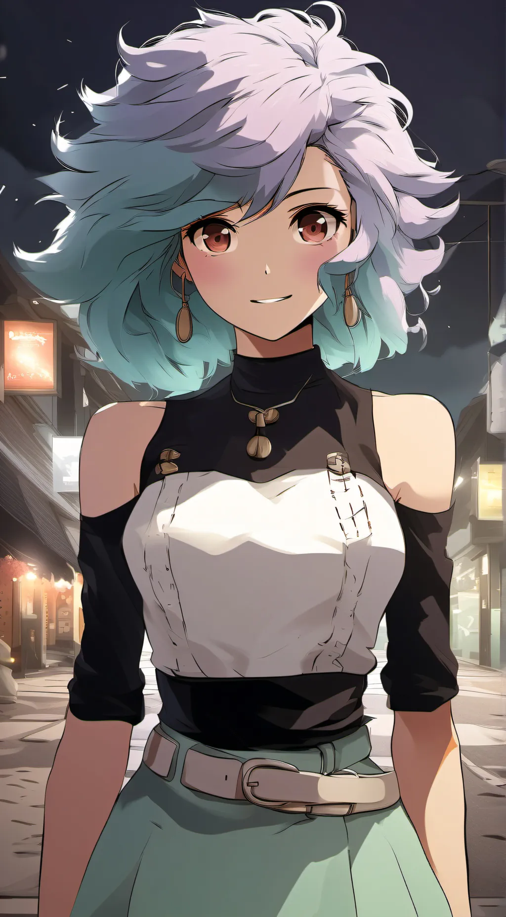 ai character: Mina Ashido background