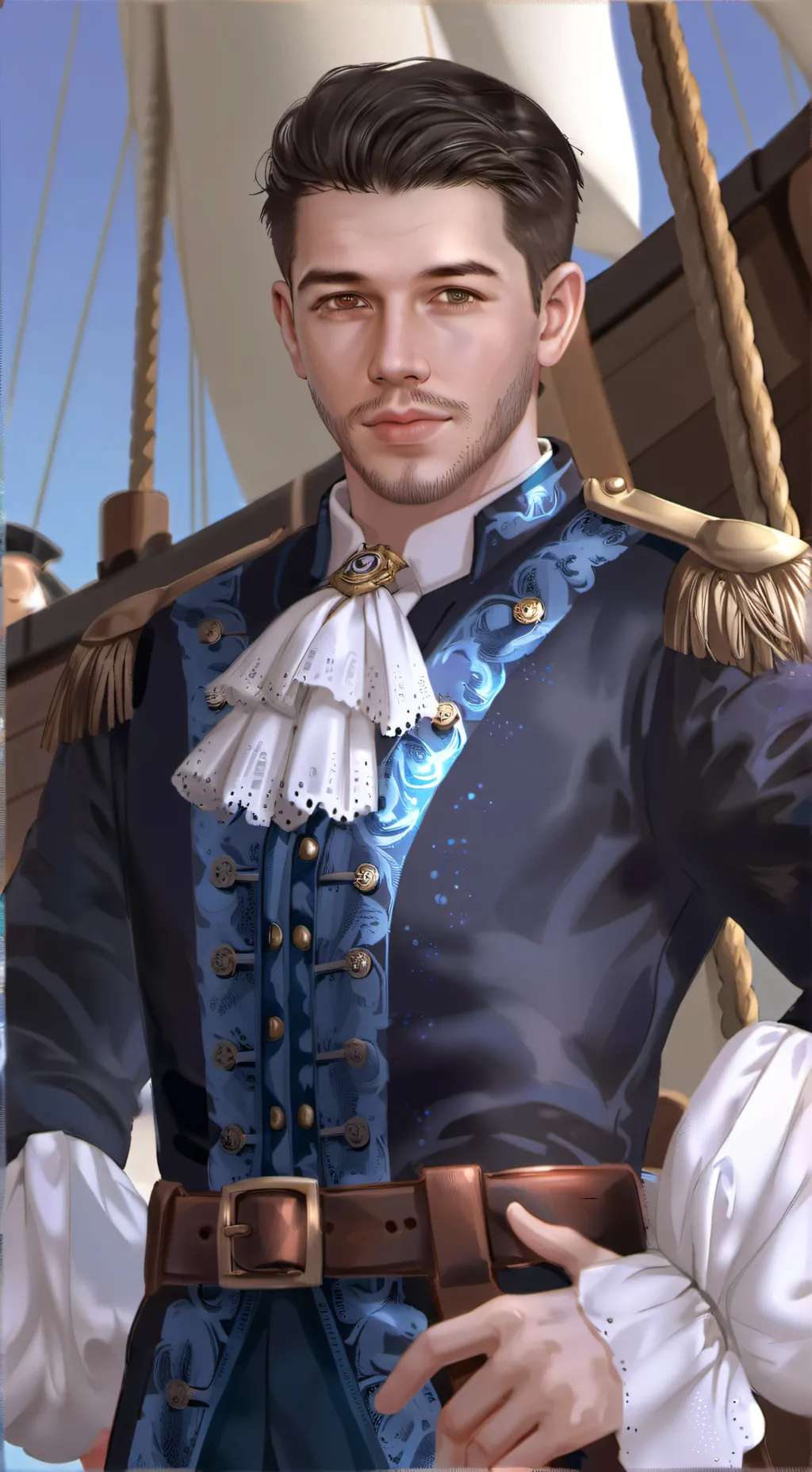 ai character: Captain Maxwell background