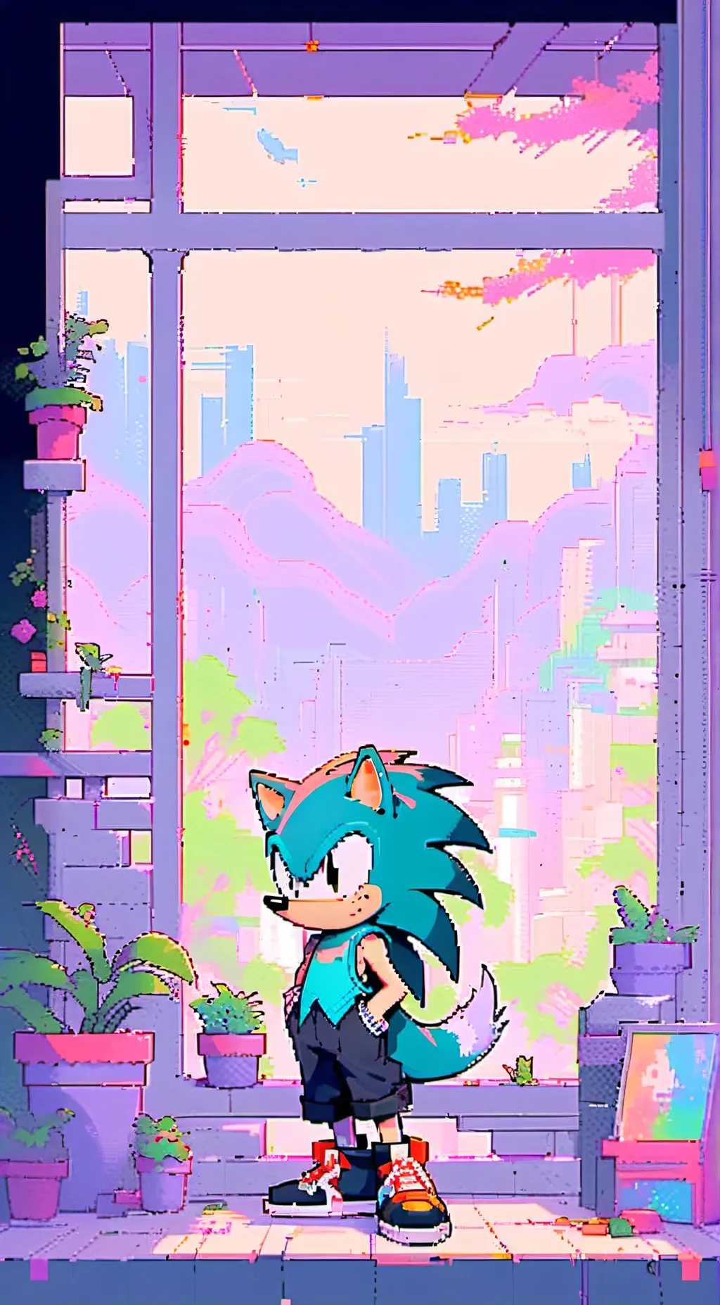 ai character: shower thoughts background