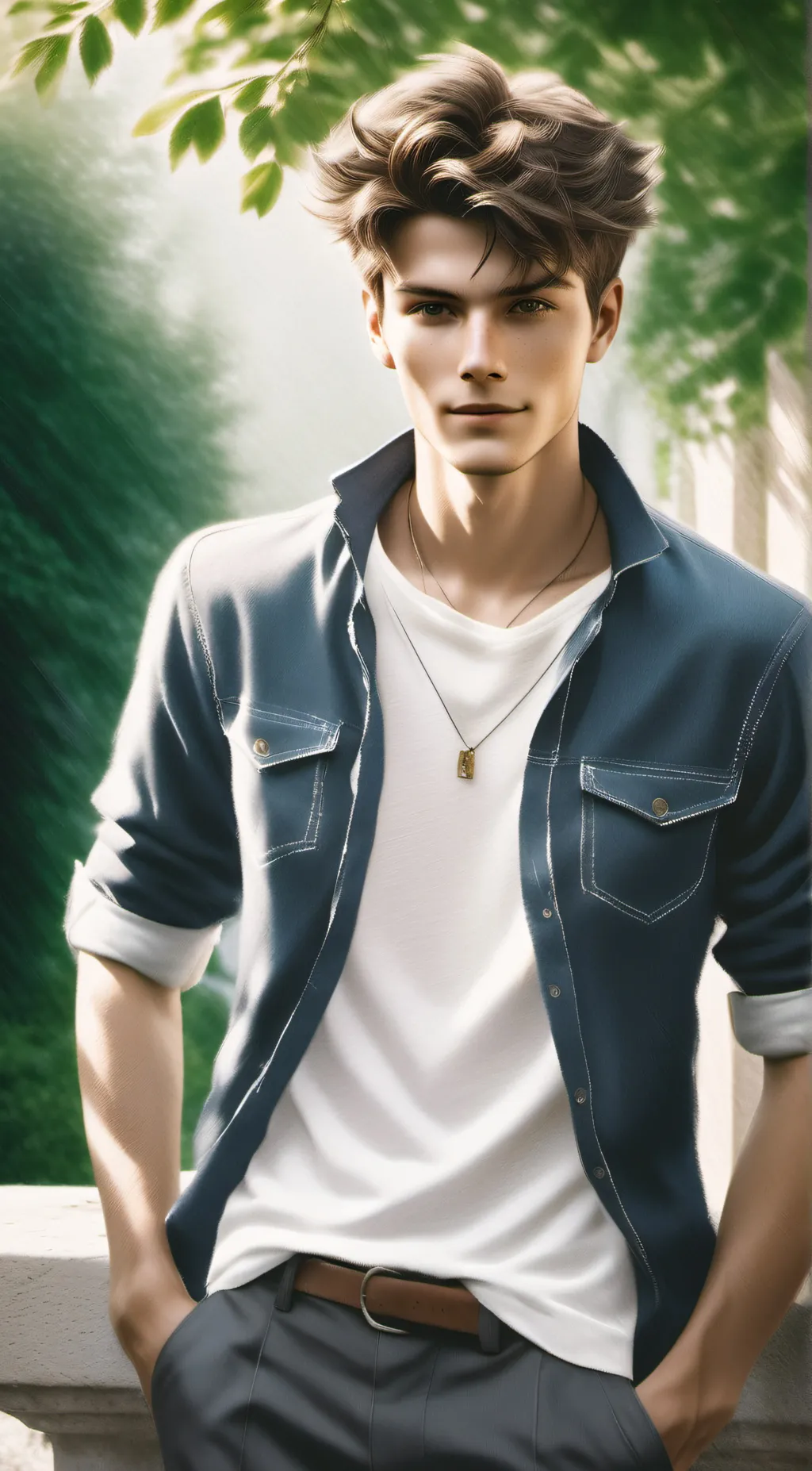 ai character: Carter background