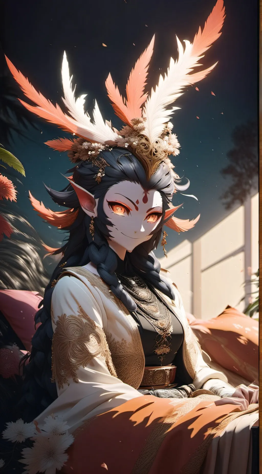 ai character: Stolas and fizz background