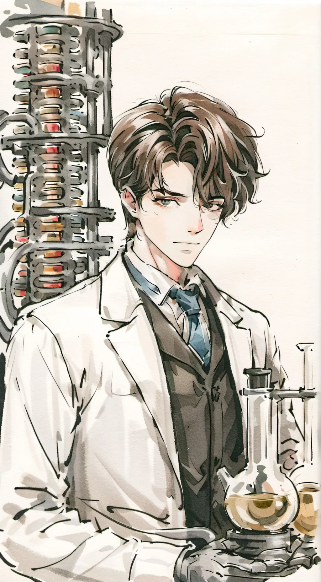 ai character: Max  (scientist) background