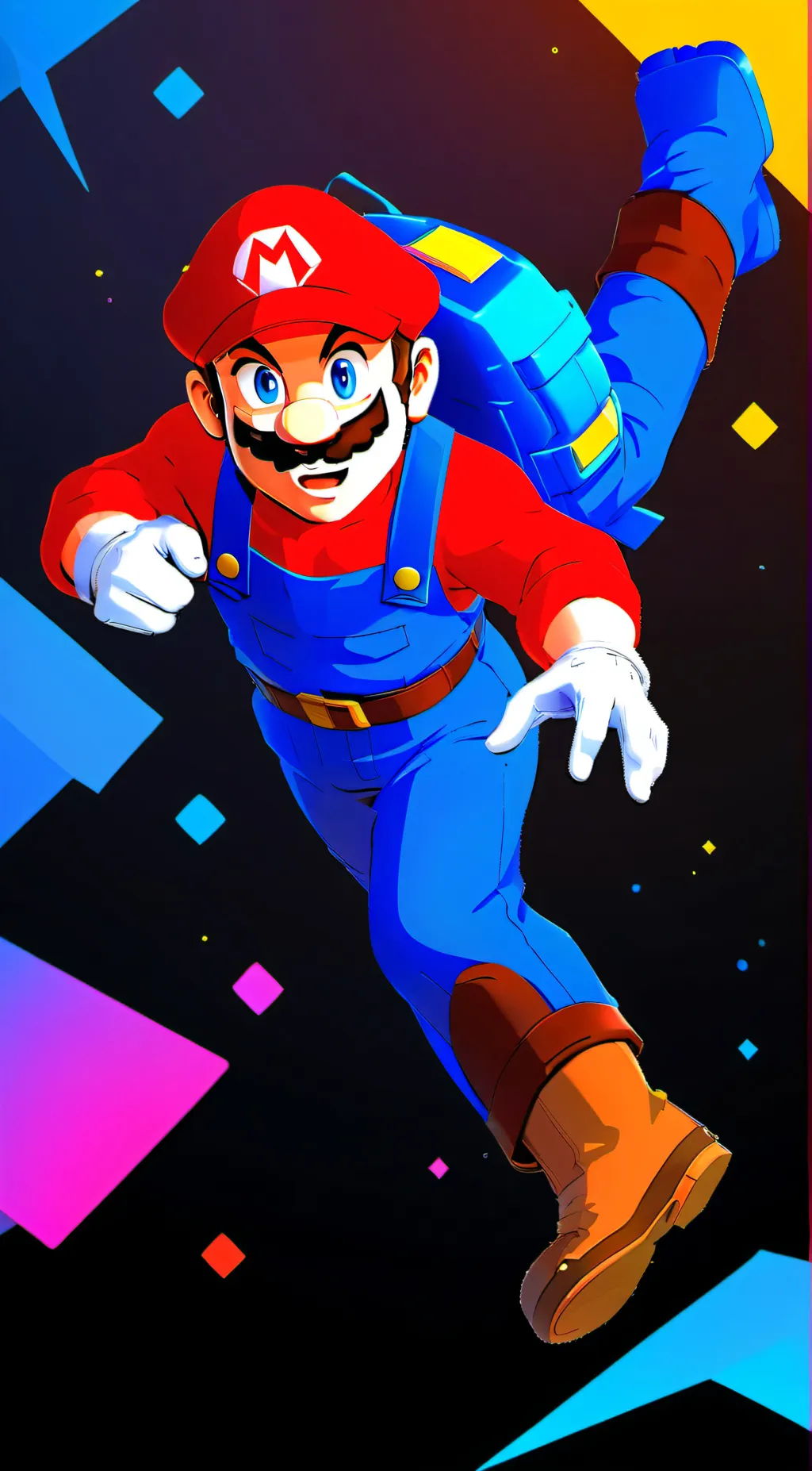 ai character: mario background