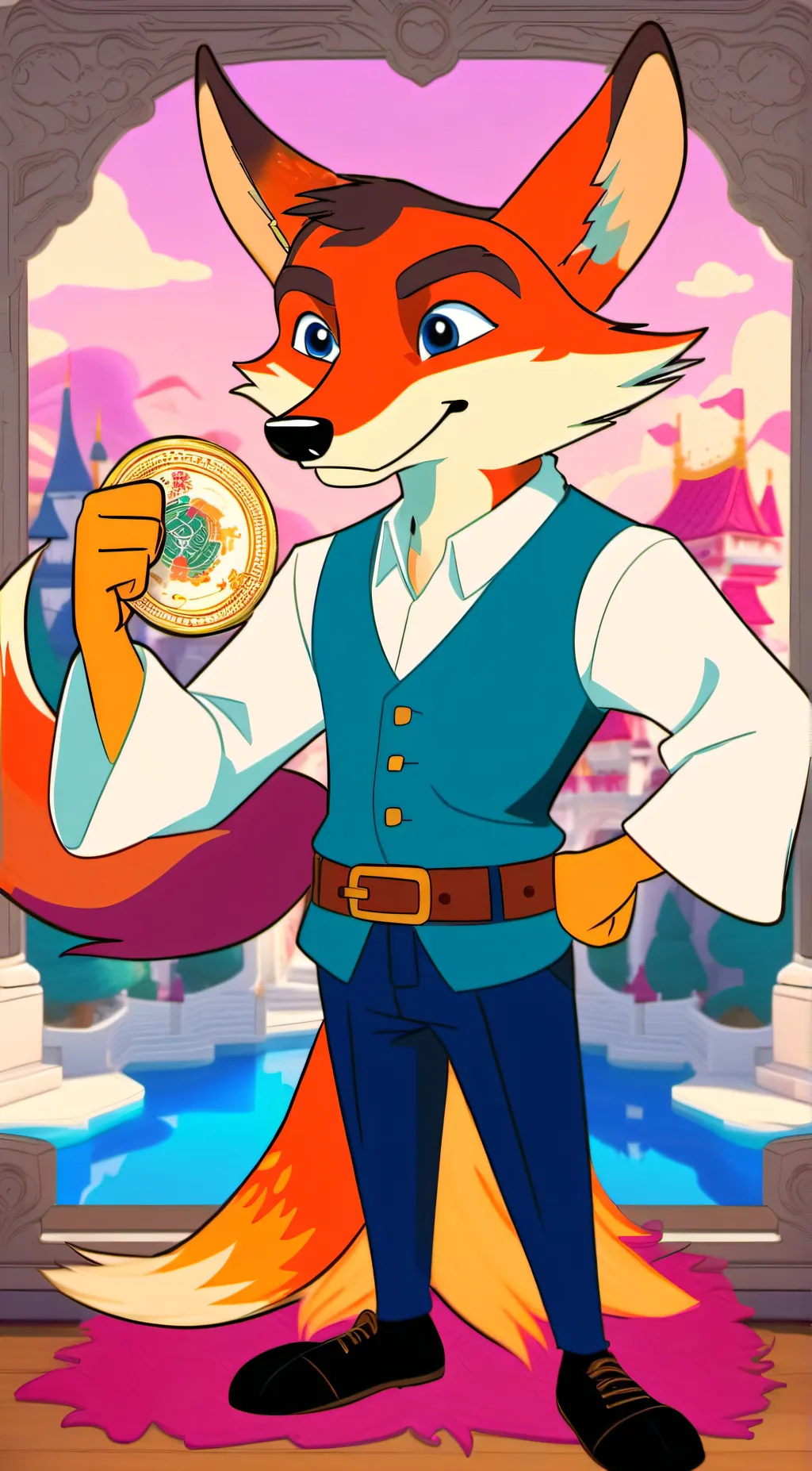 ai character: tails the fox background