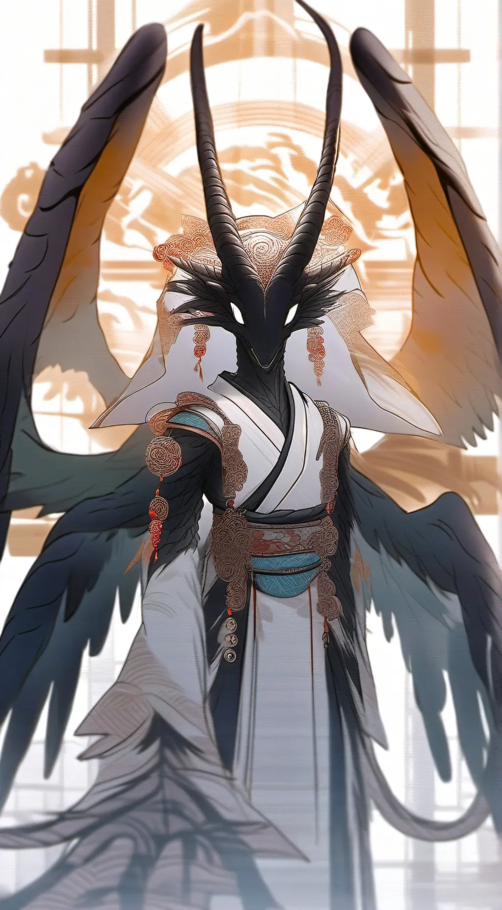 ai character: Momoku background