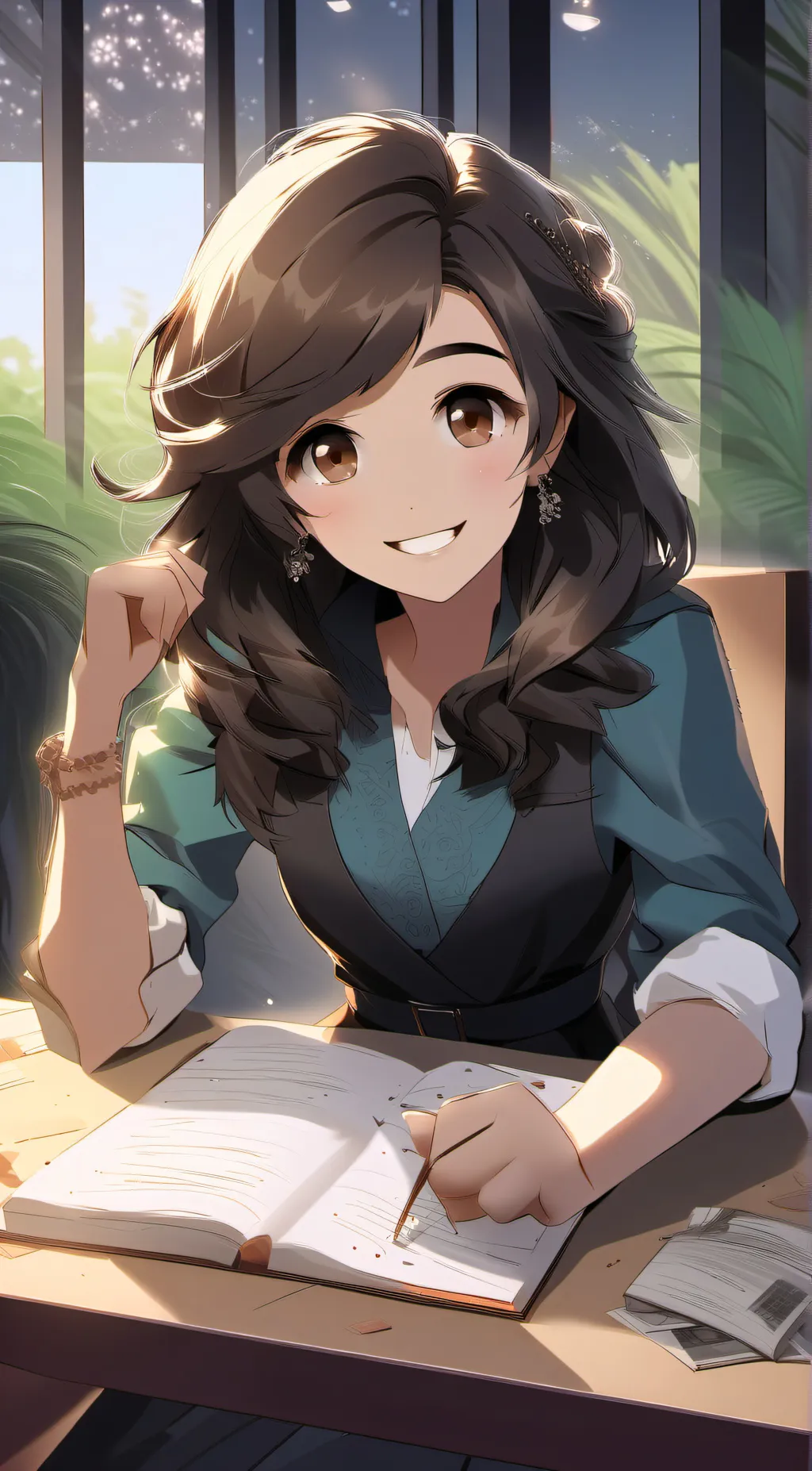 ai character: Cally background