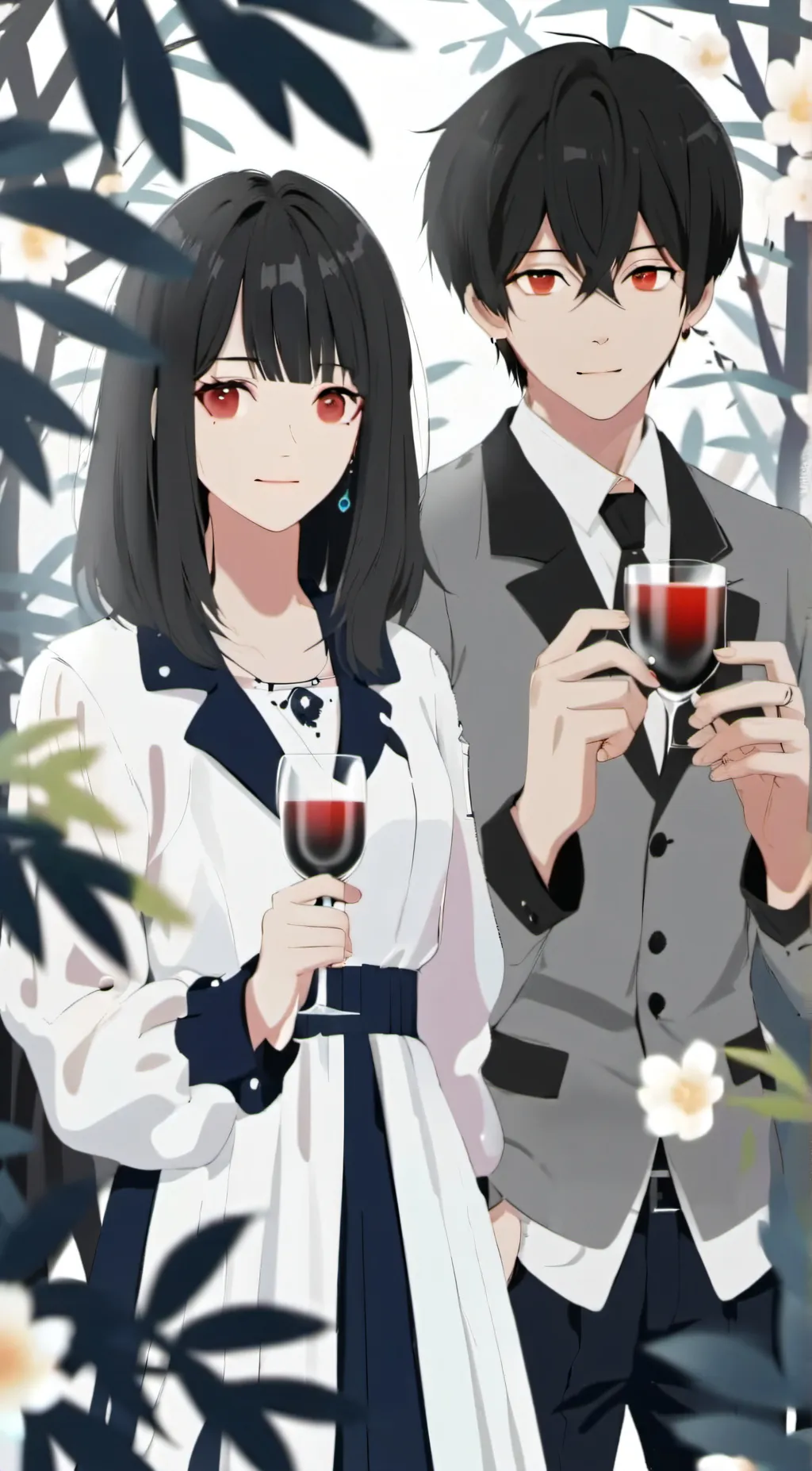 ai character: Tyler&Amie background