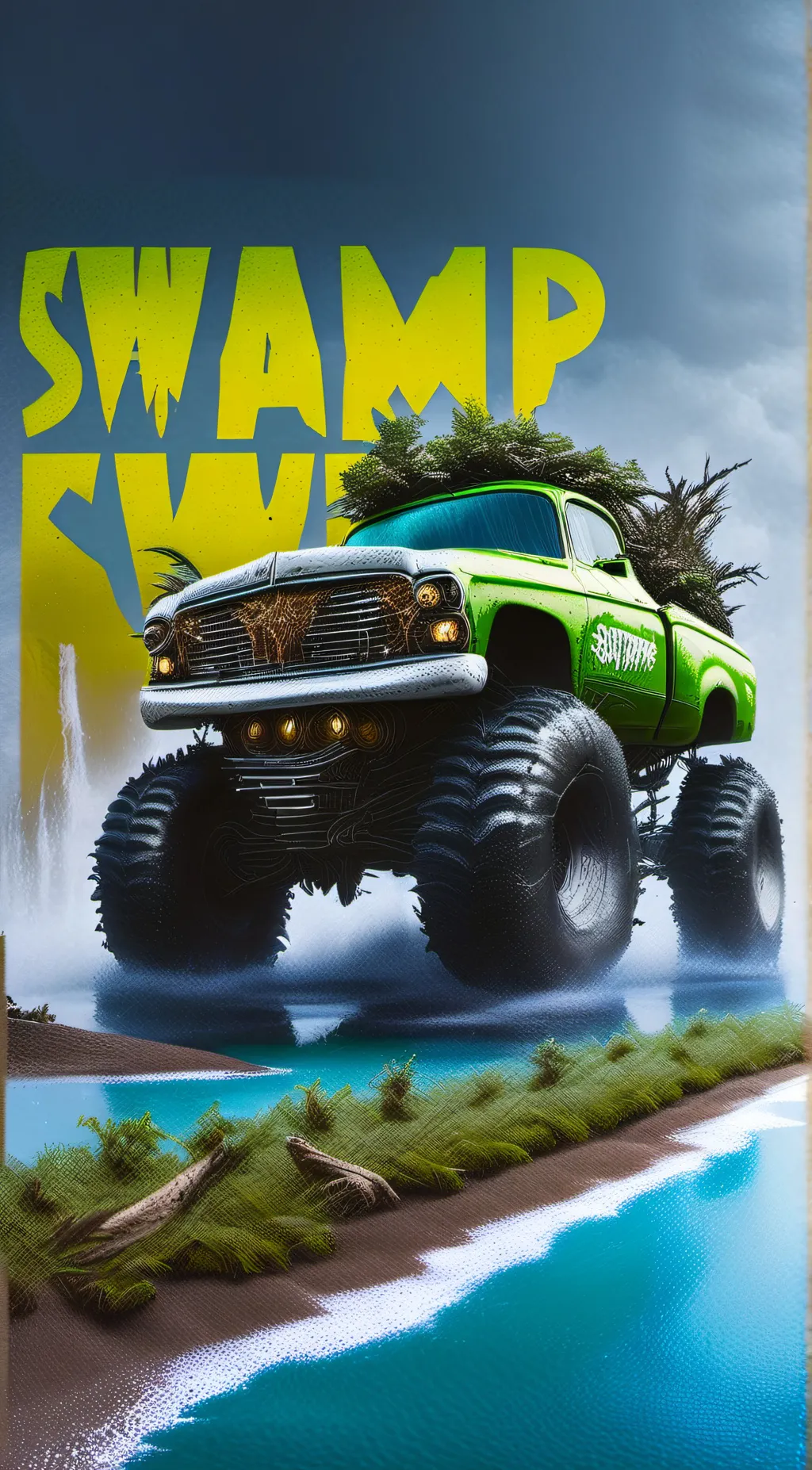 ai character: SwampThing background